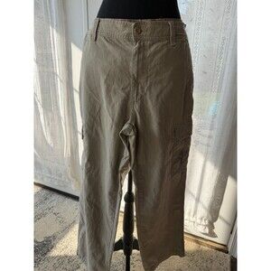 Northwest Territory Cargo Pants Mens 34x30 Tan Khaki Straight Leg Cotton Utility